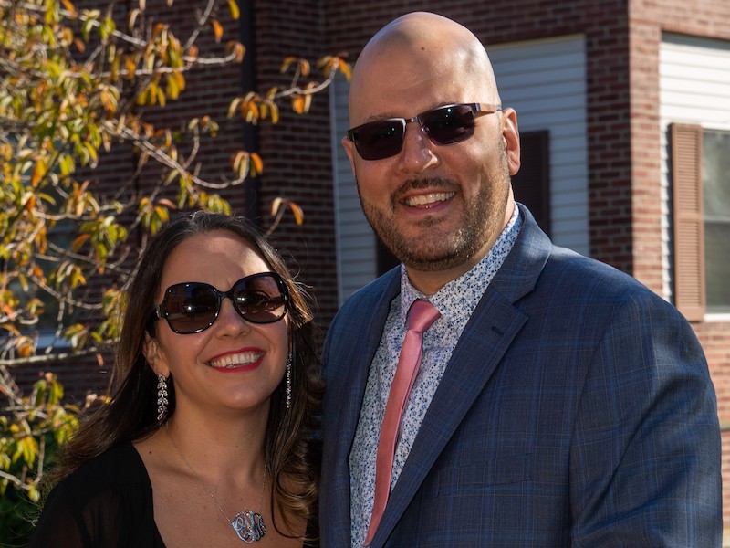 Chrissy Pullara and her husband, Joe.