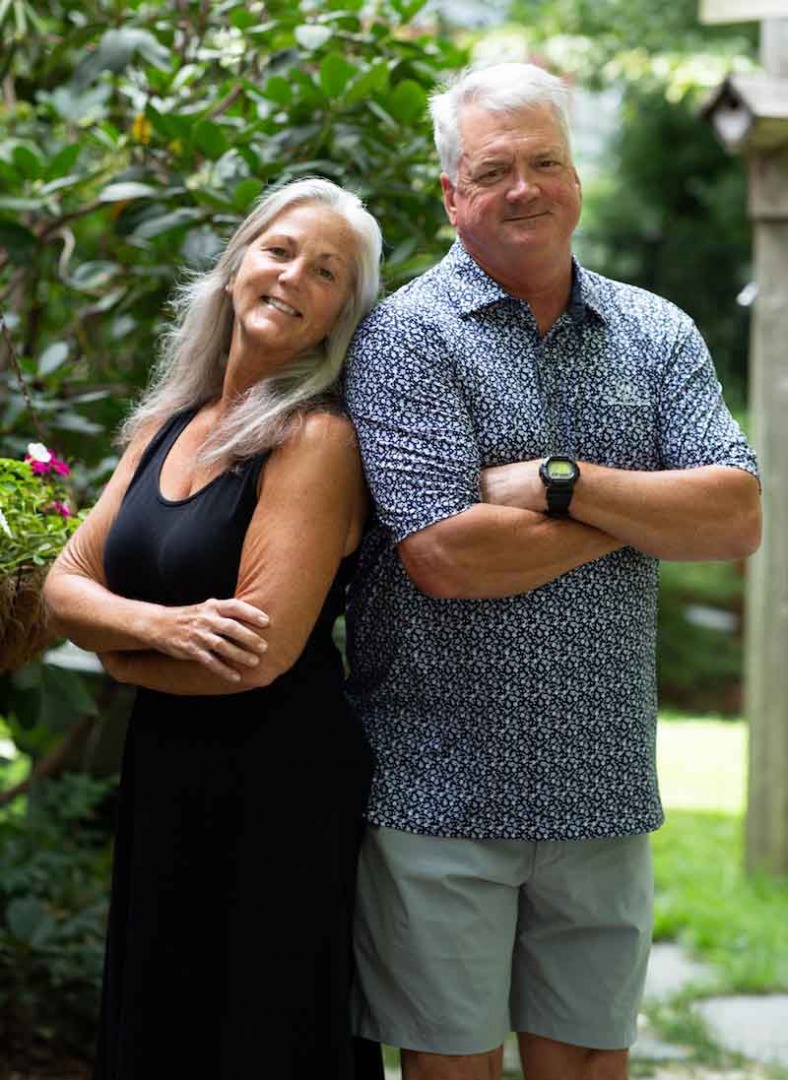 Jim Andrews and his wife, Laurel, have been married 38 years in 2021.