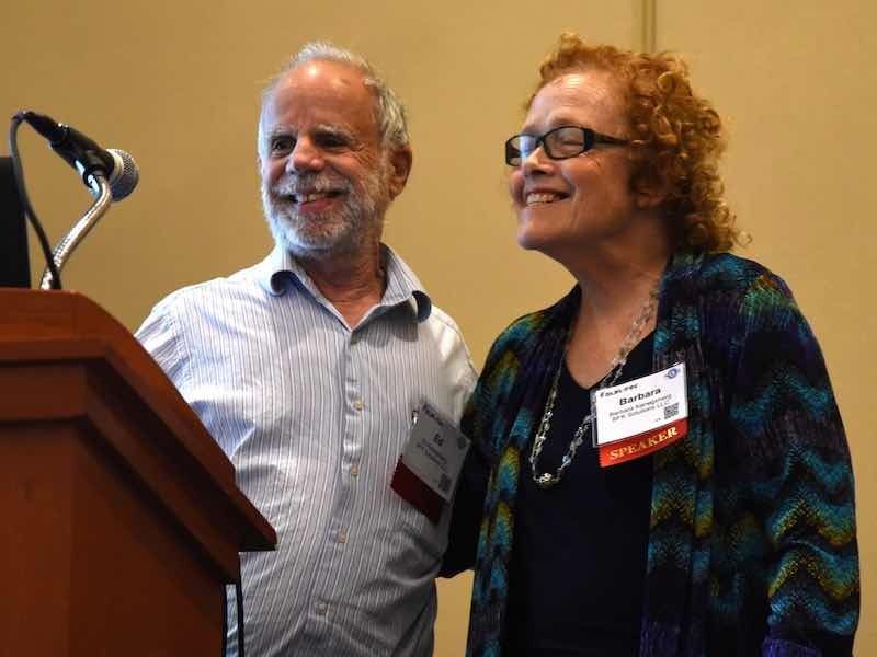 Ed and Barb Kanegsberg at SURFIN 2019