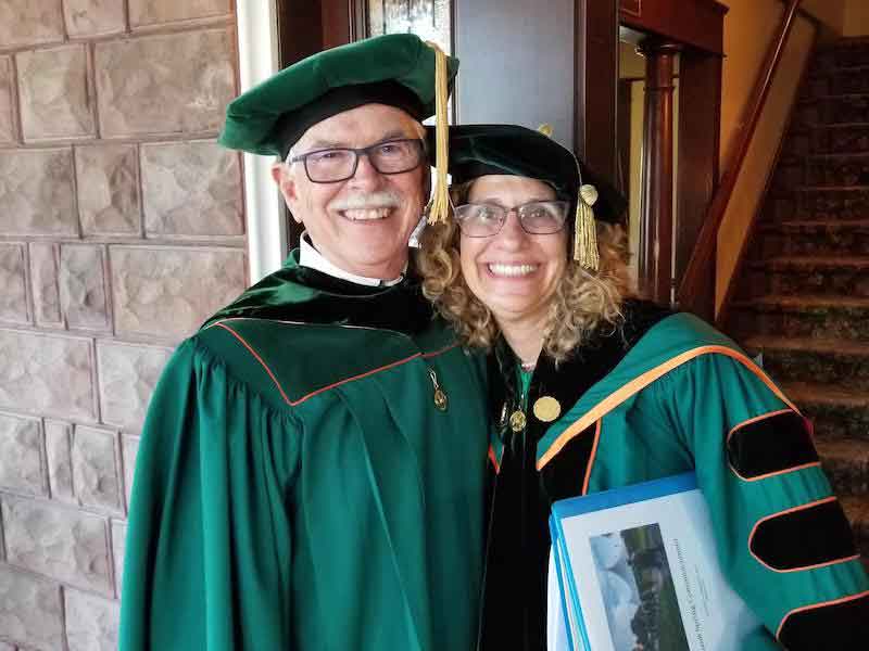 With University of La Verne Pesident Devorah Lieberman.