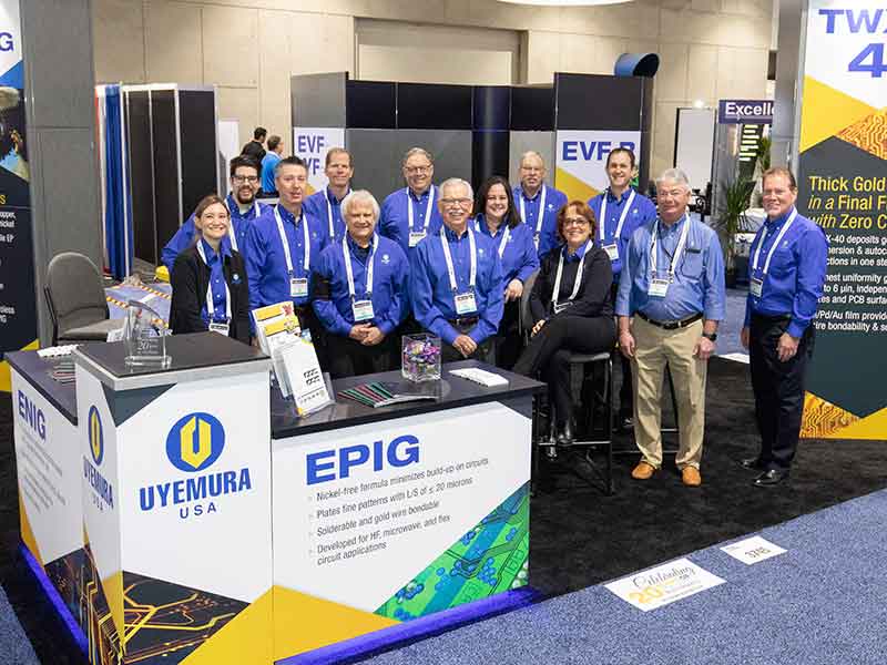 The Uyemura team at IPC APEX.