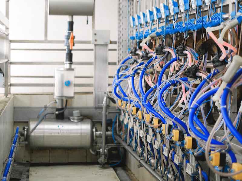 machinery to clean automated parts