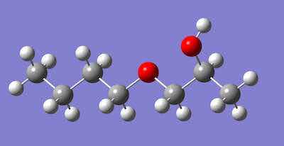 Figure 3 Modified alcohol, 1-butoxy-2-propanol, Major Component of DOWCLENE 1601.
