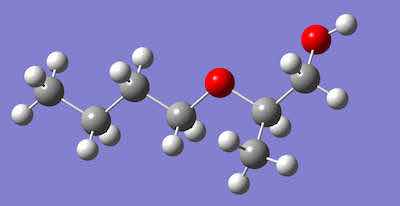 Figure 4 Modified Alcohol, 2-butoxy-1-propanol, Minor component of DOWCLENE 1601.