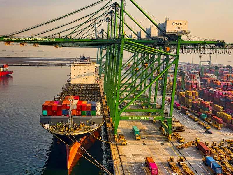 ship in a dock