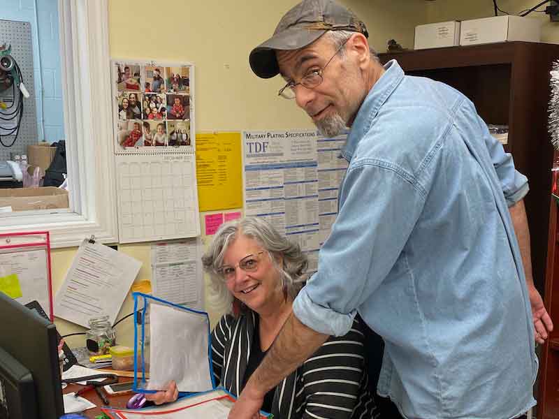 Cynthia Durgin and Phil Gasparello.