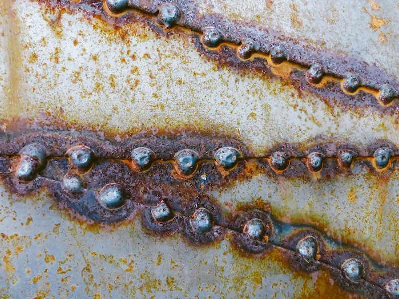 corroded parts