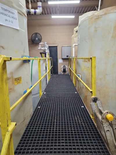 Alphaâs old plate settler and waste treatment system was primarily designed for computer chips that the company processed back in the 1980s and 1990s. 