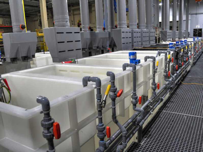 plating tanks