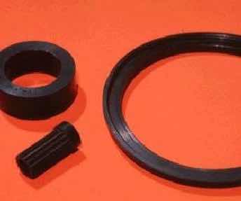 Figure 4 - Examples of Plastisol masks.