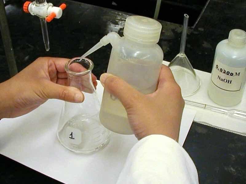tritration process