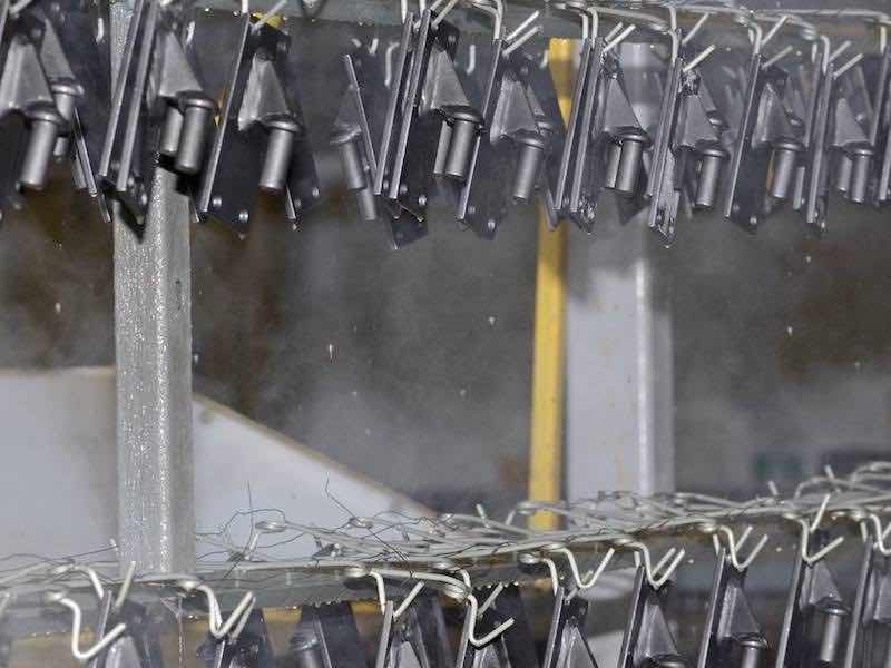 parts being anodized