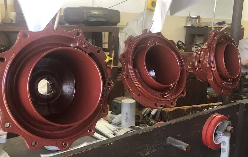 Airplane parts ready to be repaired and finished at Aviation Repair Solutions.
