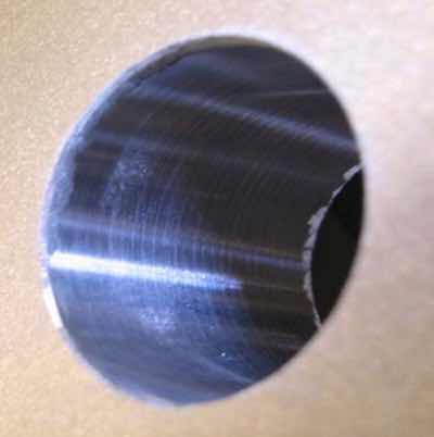 Figure 7 - Corrosion at hole edge.