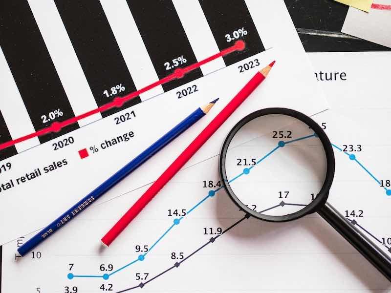 financial spreadsheets