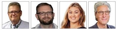 Mark Feathers, Scott Howison, Jasmine Briant, and Ted Ventresca.