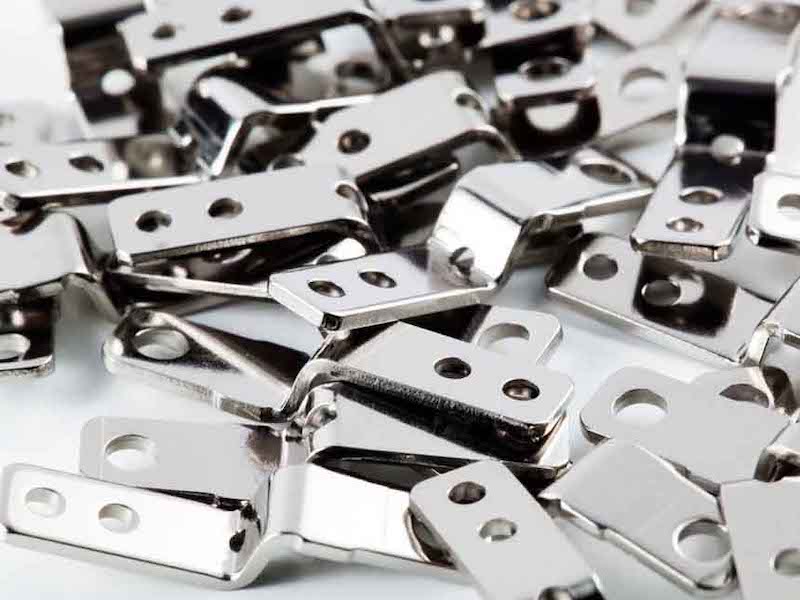 metal parts that have been plated