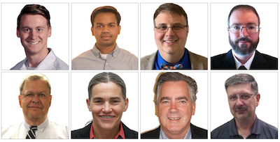 Andrew Moran, Rajeswaran Radhakrishnan, Timothy Hall, Michael Johnson, Mark Feathers, Maria Inman, E.J. Taylor, and George Bokisa.