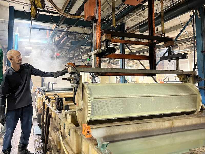 Future Finishes uses larger barrels for its plating processes.