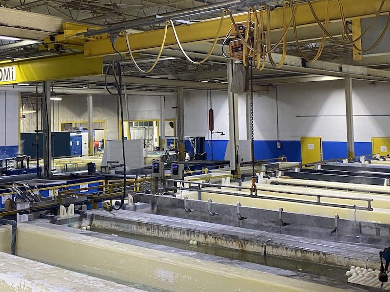 General Magnaplate merged its New Jersey and Texas operations to a facility in Arlington.