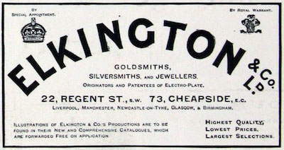 Ad for Elkington Electro Plate