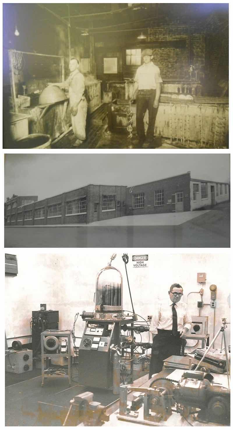Hohman Platingâs history goes back to 2018 when William Hohman launched the company in Springfield, Ohio and moved it to Dayton in 1930 (top photo). Hohman moved into the old Kohler Aircraft Building in 1955 (middle photo) where it resides today. Former owner Bernard Stupp started one of the first vacuum coating departments in the U.S. in 1975 (bottom photo).