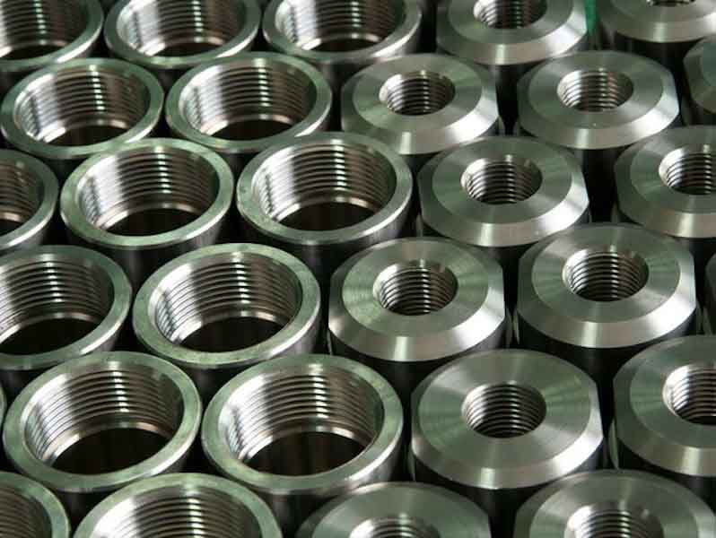 bolts and nuts that have been cleaned