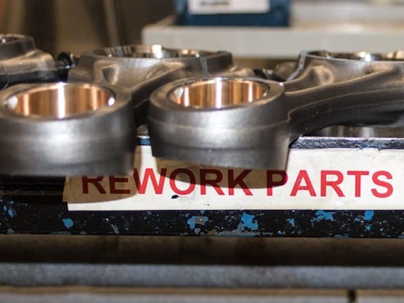 parts sitting on a table