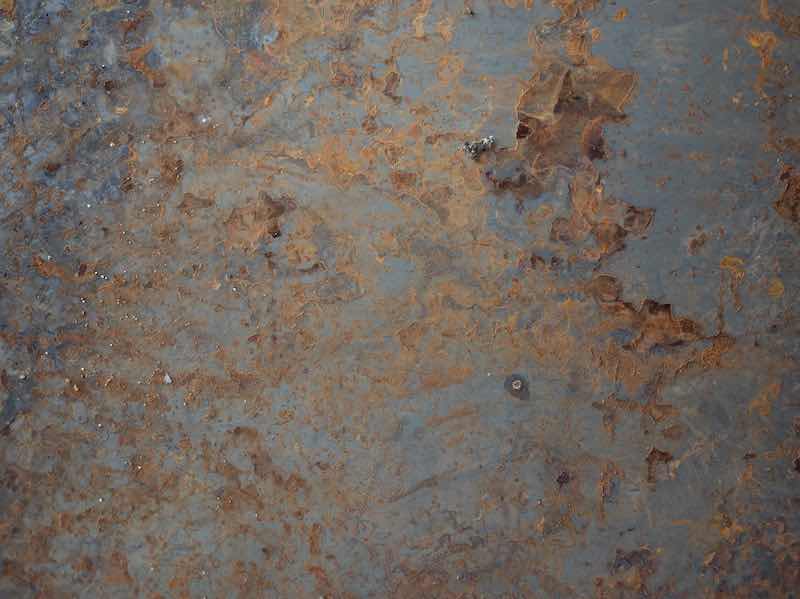 rust on metal