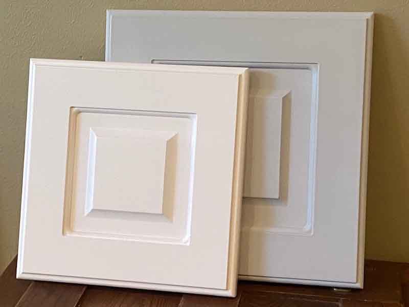 wood panels that were powder coated