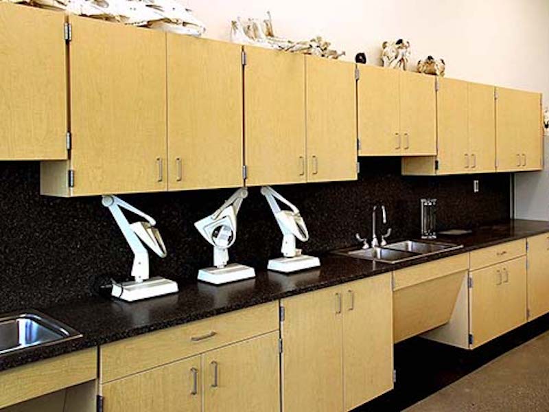 break room cabinets