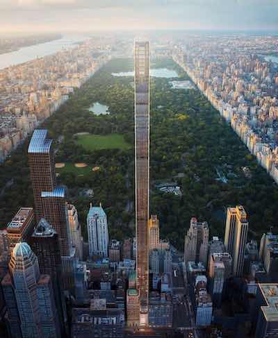111 57th, NYC. This beautiful skyscraperâs faÃ§ade is coated with IFS 500FP, the high performance Fluoropolymer powder from IFS.