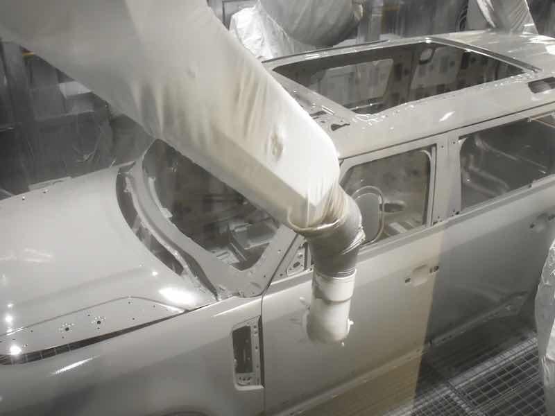 car being painted