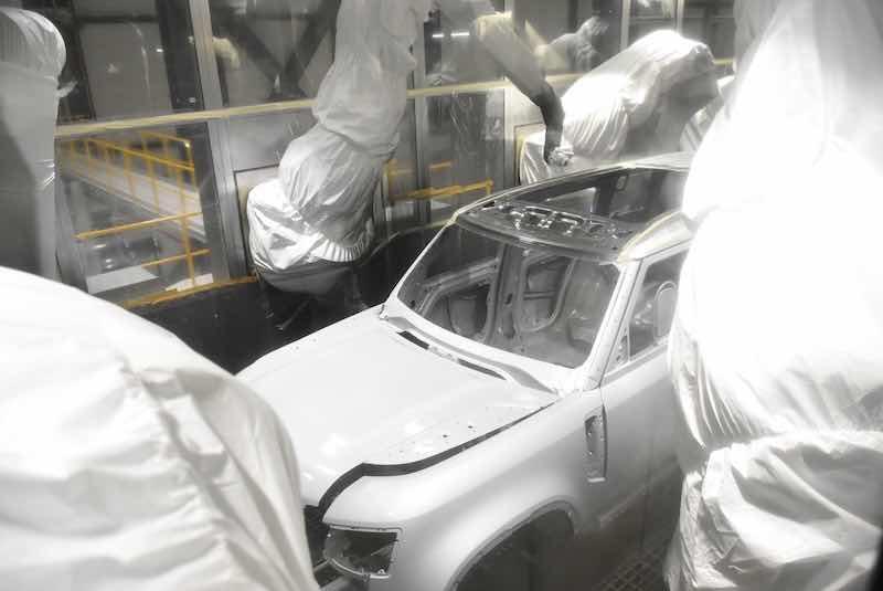 Base Coat Application.