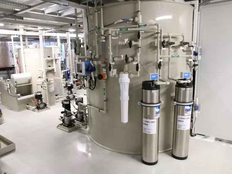 Made of Polystone P homopolymer: Reactors, tanks and filter