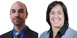 Adam Blakeley and Jean LaPlante