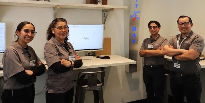 The Aircraft X-Ray Laboratories team in Huntington Park, California, loves the new TrueKeep module. "It is crazy phenomenal how well it works," says Guzman.