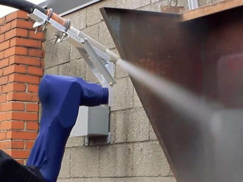 robotic media blasting