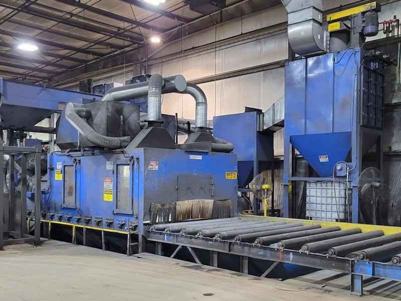 metal finishing line