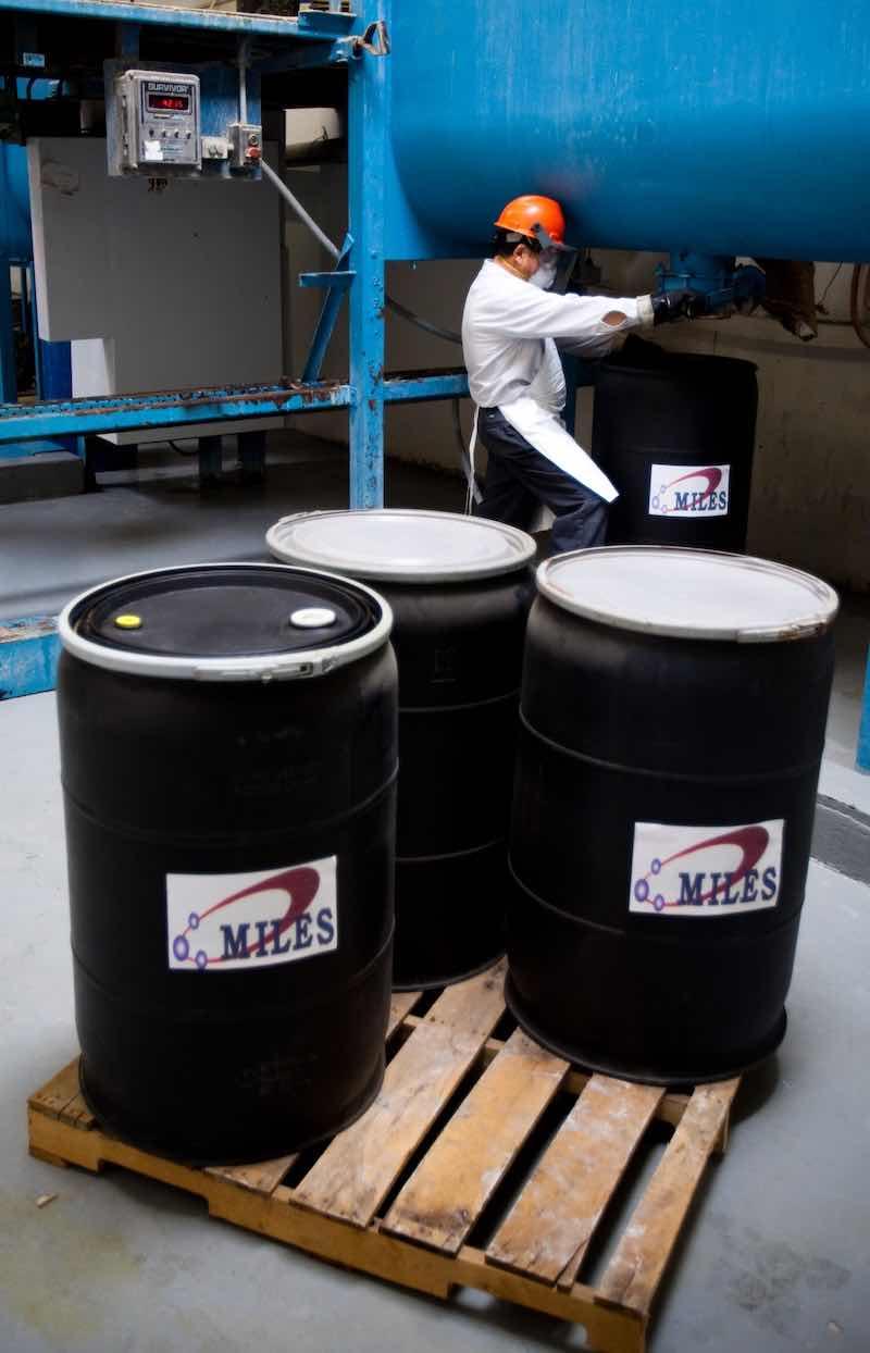 Miles Chemical says their business model is built around having industry oriented account managers, technical service representatives, a customer service lab, and strong supplier support.