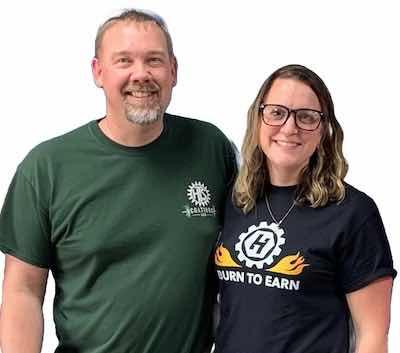 Jason and Ashley Hunsaker started HTS Coatings in 2015 offering thermal spray, machining, grinding, and welding services.