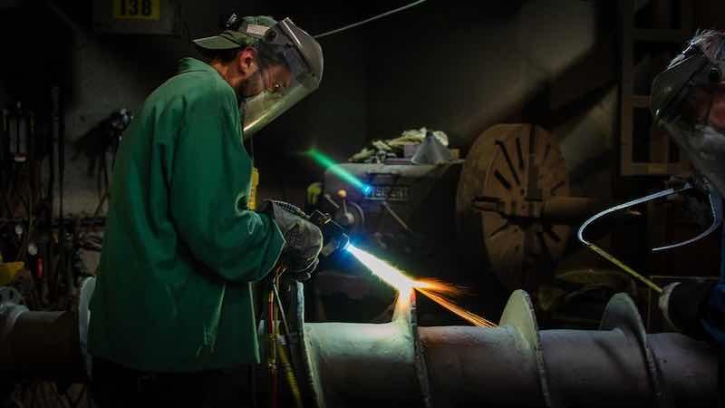 HTS Thermal Spray Tech Fusing a Part