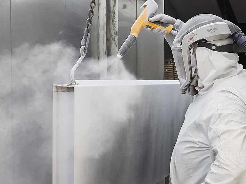 person powder coating