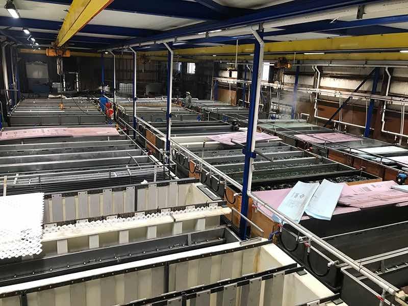 plating tanks