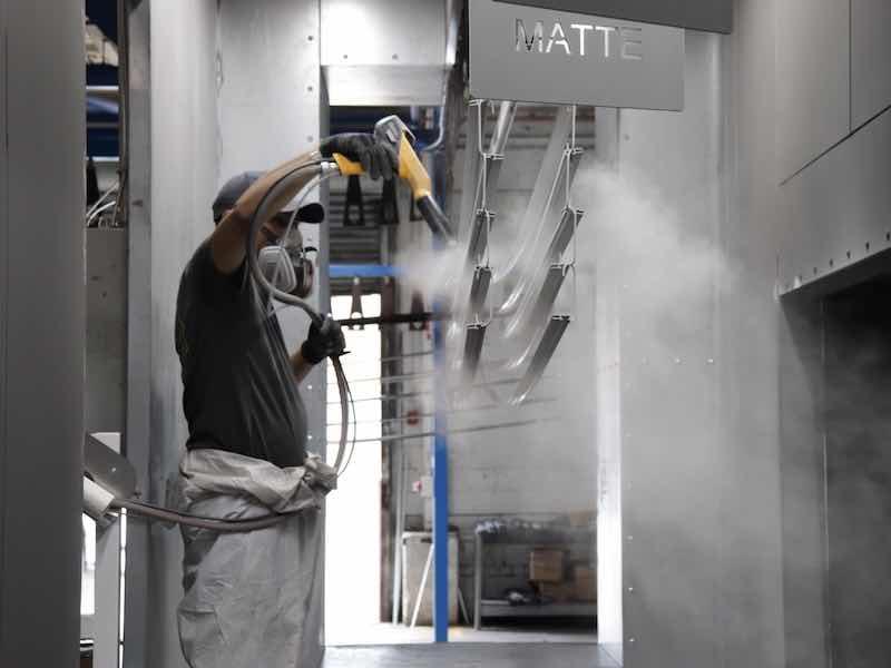Testrite is finally up and running with their own powder coating line, following years of outsourcing the work to an external shop.