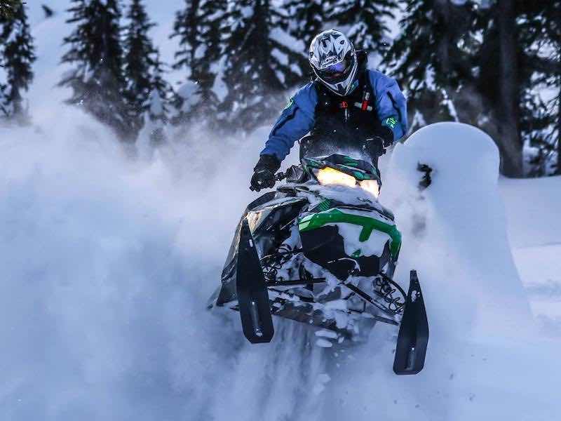 Andrew Munster competes in snowmobile events in Canada and across the world.