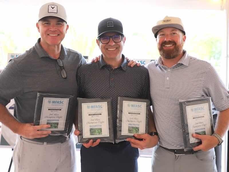 2nd Place Team: Vince Noonan, Brian Newmark, Alister Hufton, and Shannon Coruthers.