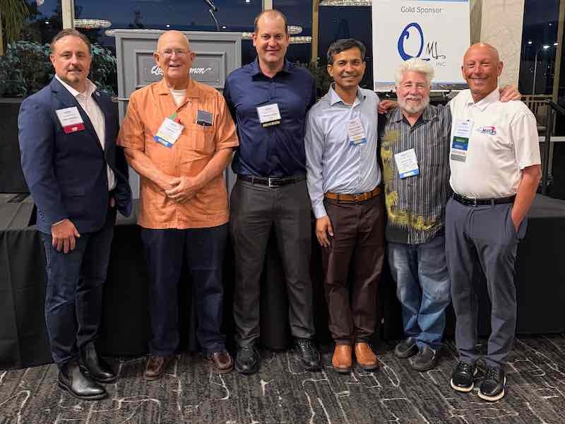 MFAC board members with Simonelli, far left.