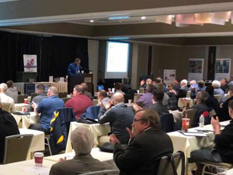 crowd at the NE conference