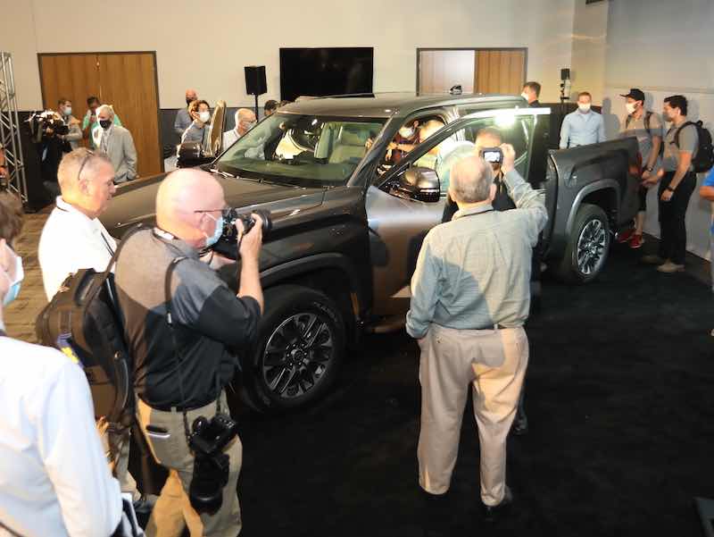 people look at car